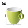 (6 stk.) BART COLOUR CAFE - Kopp - 17 cl - lime