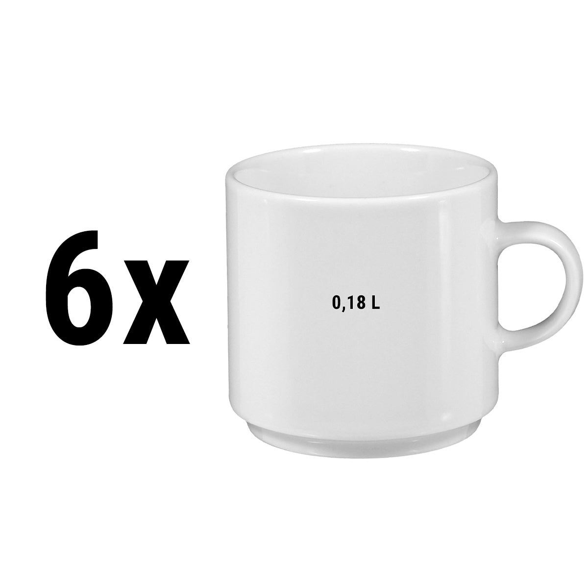 (6 Stykker) Seltmann Weiden - Kaffekanne - 0,18 Liter