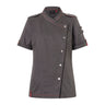 Kortermet kokkejakke ROCK CHEF®-Stage2 i denimstil for damer
