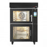 Elektrisk Bake-off-ovn - med fuktregulering 0–100 % - touchstyring - 5 x EN 600x400 - inkl. Gärschrank - svart
