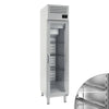 Kjøleskap i rustfritt stål Premium PLUS - GN 1/1 - 325 l - til +2 °C til +6 °C - med 1 glassdør - LED-belysning, Ventilert kjøling, R290