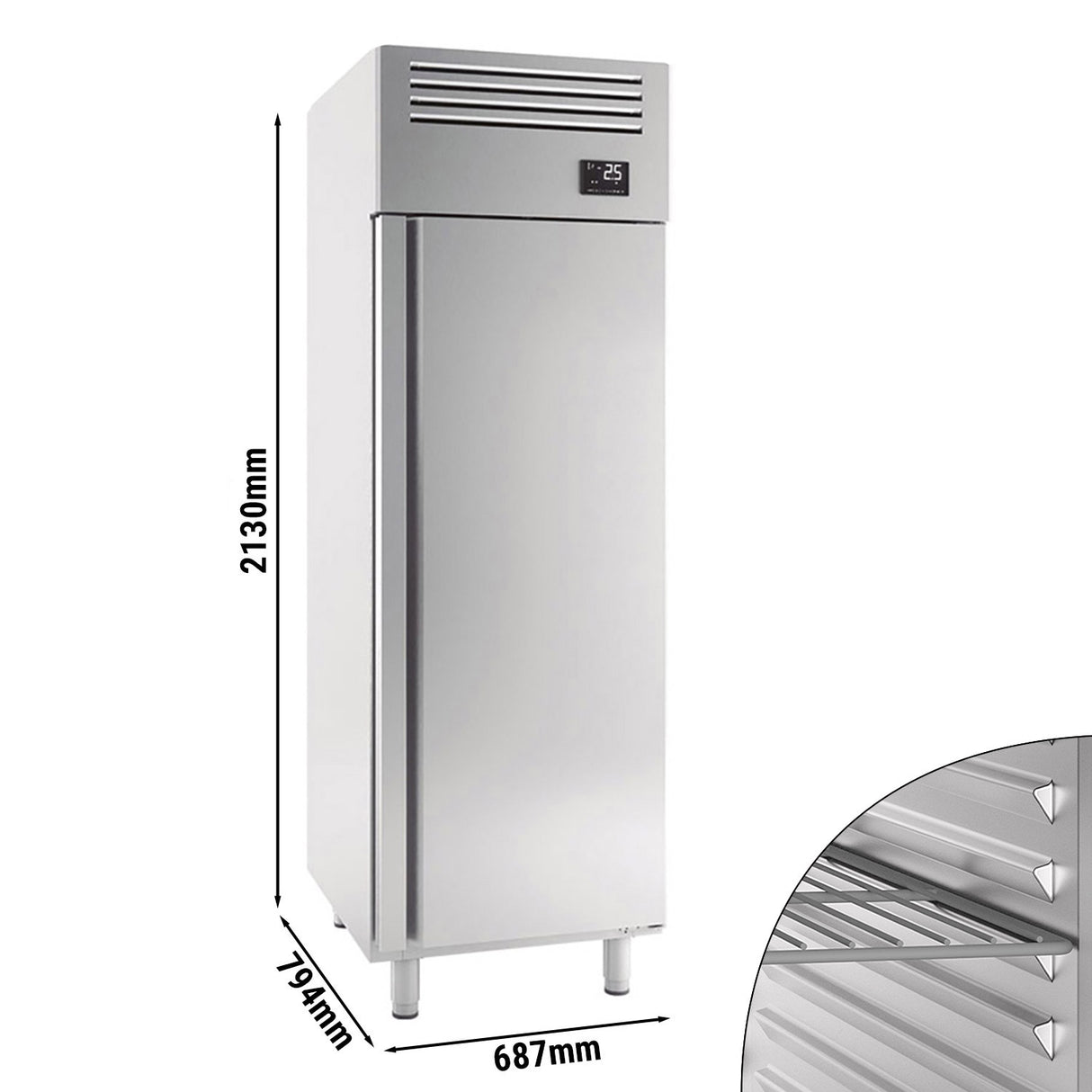 Kjøleskap (GN 2/1) - med 1 dør