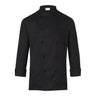 Karlowsky kokkejakke Basic - svart - str. XS