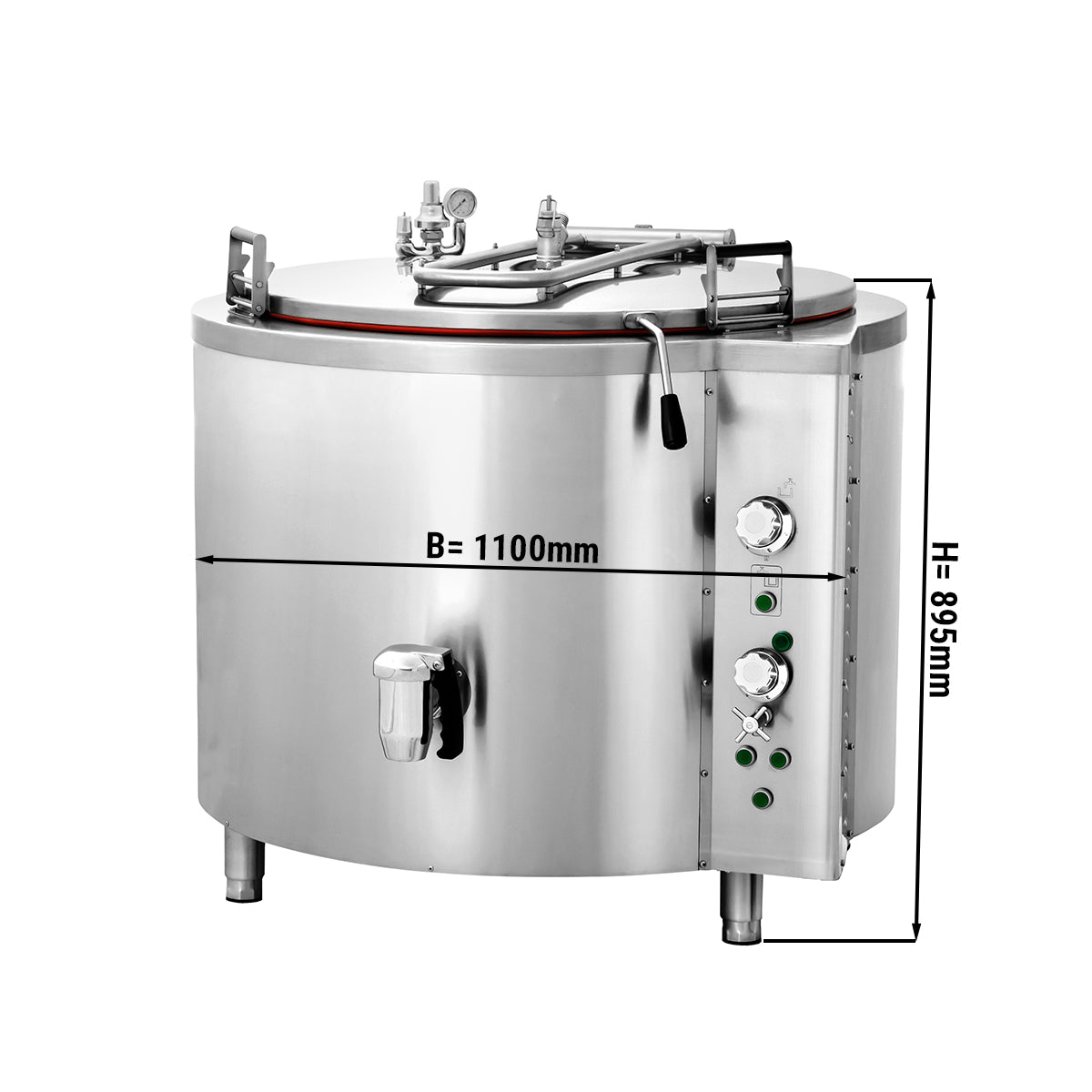 Elektrisk kokegryte - 300 liter - Indirekte oppvarming
