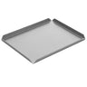 (5 stk.) Displaybrett - aluminium - 300x200x10 mm - sølv