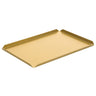 (5 stk.) Displaybrett - aluminium - 400x100x10 mm - champagnefarget