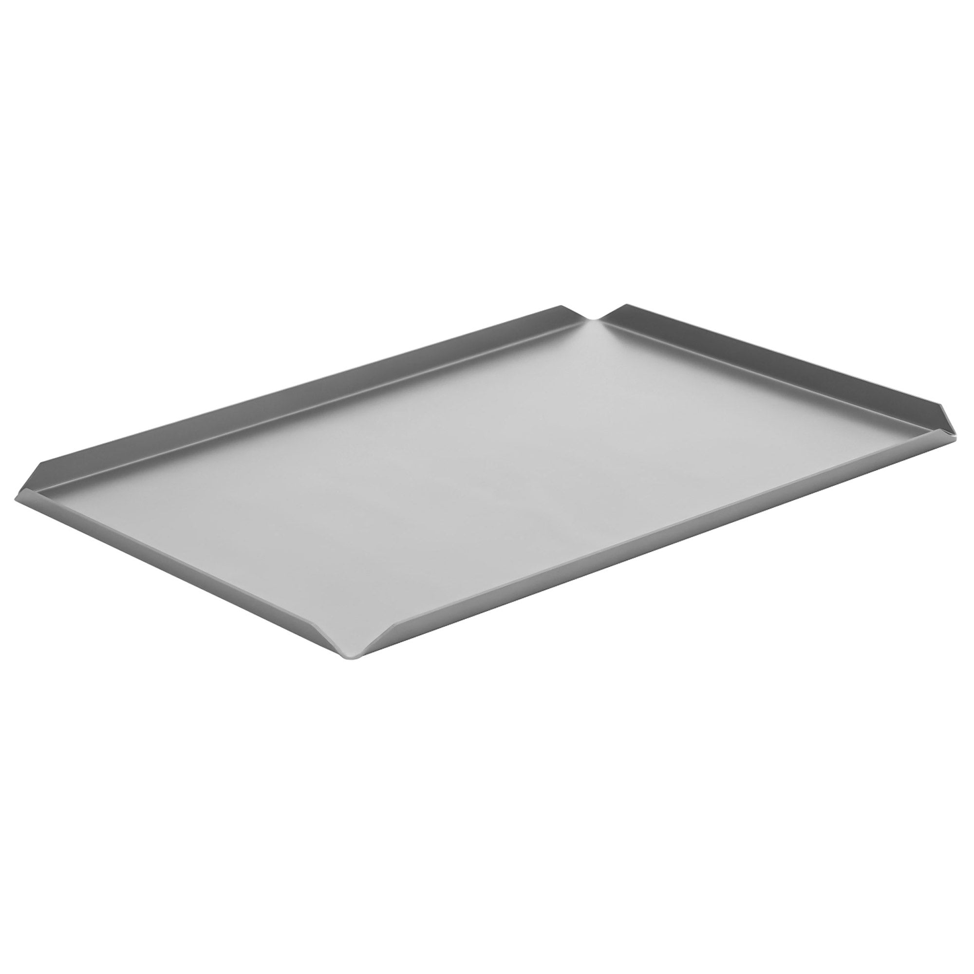 (5 stk.) Konfekt/ &amp; presentasjonsplate i aluminium - 500 x 100 x 10 mm - aluminium