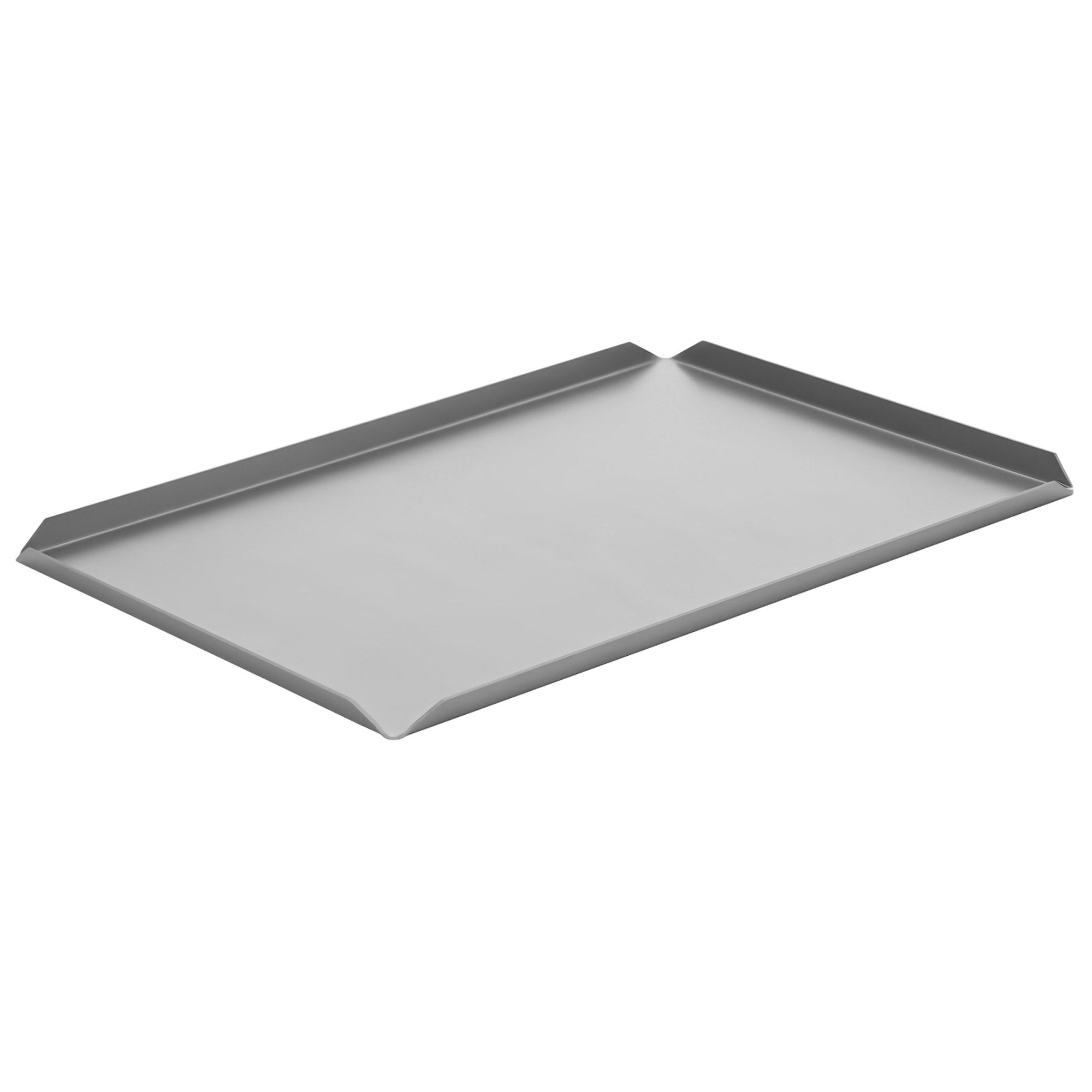 (5 stk.) Konfekt og presentasjonsplate i aluminium - 500 x 150 x 10 mm - aluminium