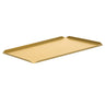 (5 stk.) Displaybrett - aluminium - 700x100x10 mm - champagnefarget