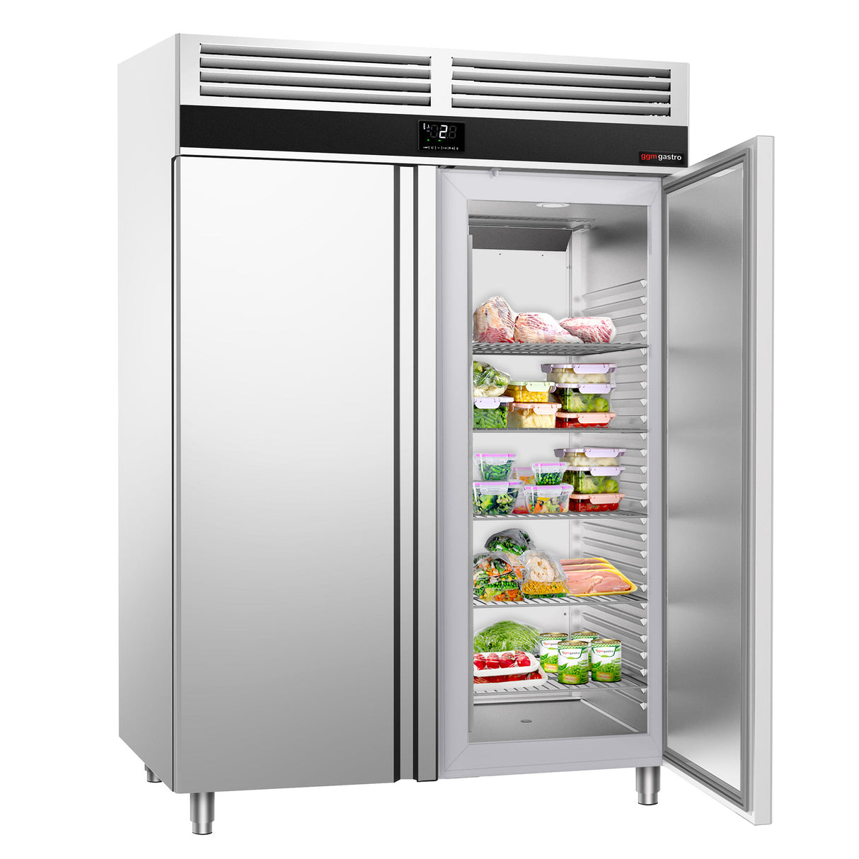 Kjøleskap - 1,4 x 0,81 m - 1400 liter - med 2 dører