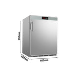 Kjøleskap - 0,6 x 0,6 m - 130 liter - med 1 dør