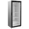 Kjøleskap i rustfritt stål PREMIUM - 600 l - +2 °C til +8 °C - med 1 glassdør - Digitalt termostat, lavt støynivå, automatisk avriming, R600a