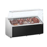 Kjøledisk - 1568x979 mm - 324 l - farge svart - frontpanel svart - med 2 dører - med 1 hylle