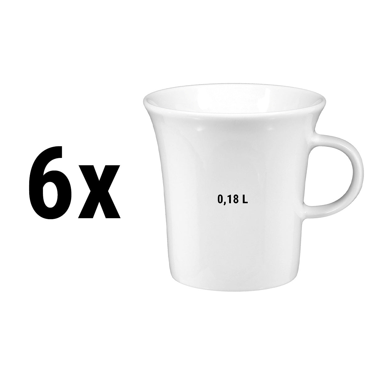(6 Stykker) Seltmann Weiden - Kaffekanne Kalk - 0,18 Liter