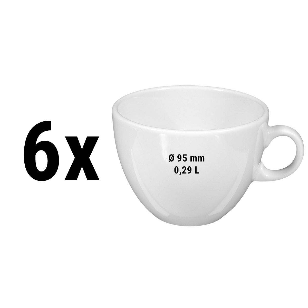 (6 Stykker) Seltmann Weiden - Kaffekanne - 0,29 Liter