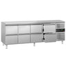 Kjølebenk ECO - 2230x700 mm - 553 l - med 8 skuffer