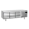 Kjølebenk Premium PLUS - -2 °C til +8 °C - 2 000 mm - 310 l - 6 skuffer - 6 x GN 1/1