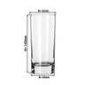 (12 stk.) Longdrinkglass Chicago - 28,8 cl - klar - oppvaskmaskinsikkert