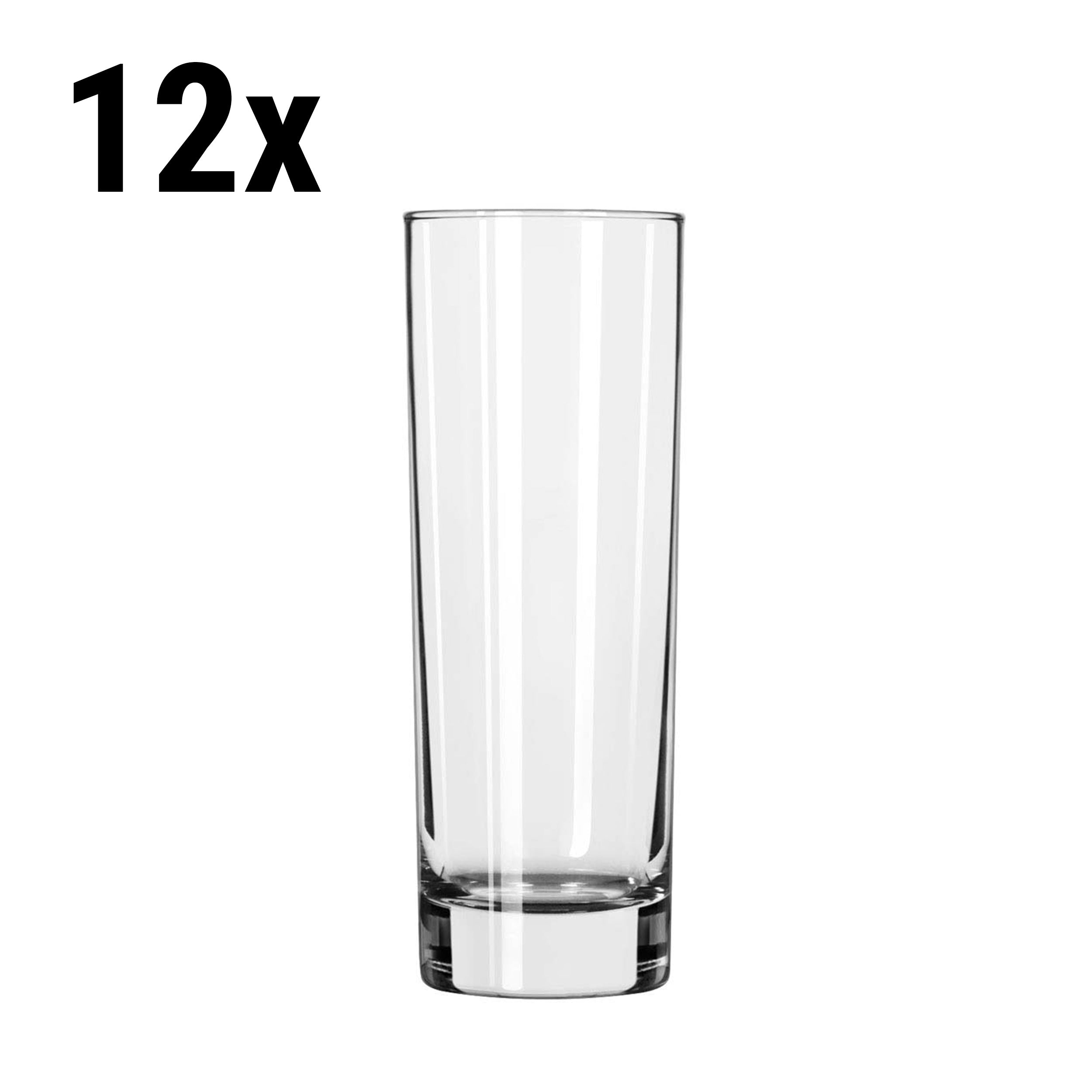 (12 stk.) Long drink glass - CHICAGO - 311 ml - Gjennomsiktig