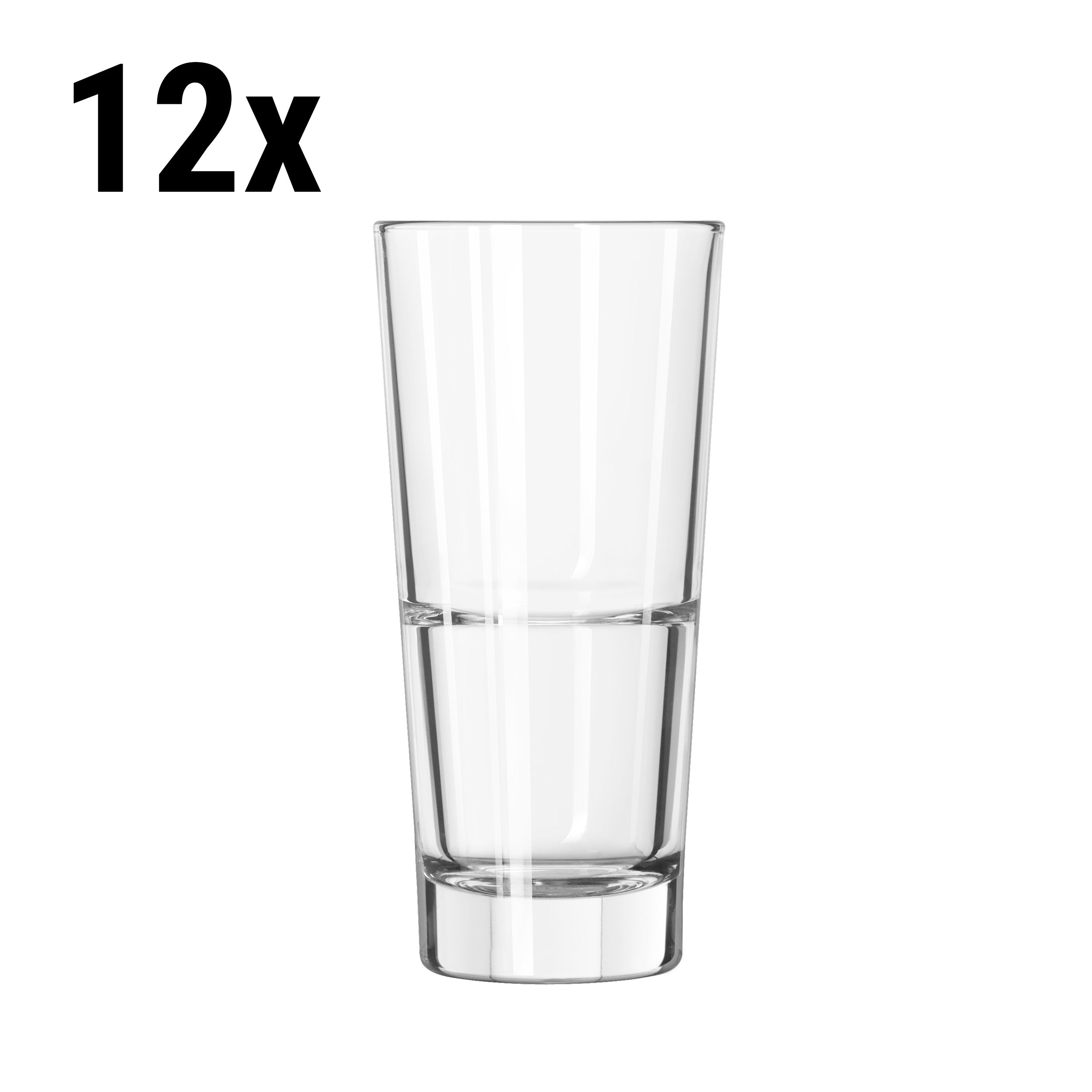 (12 stk.) Long drink glass - SAO PAULO - 355 ml - Gjennomsiktig