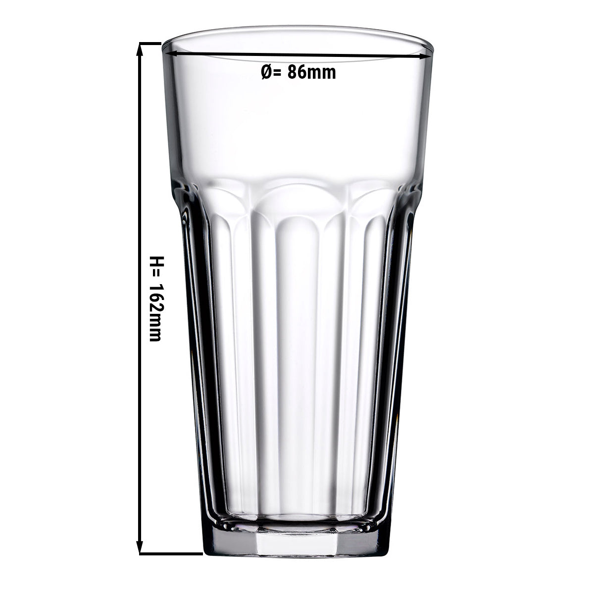 CASABLANCA Longdrinkglass - 0,47 liter - sett på 12 stk.