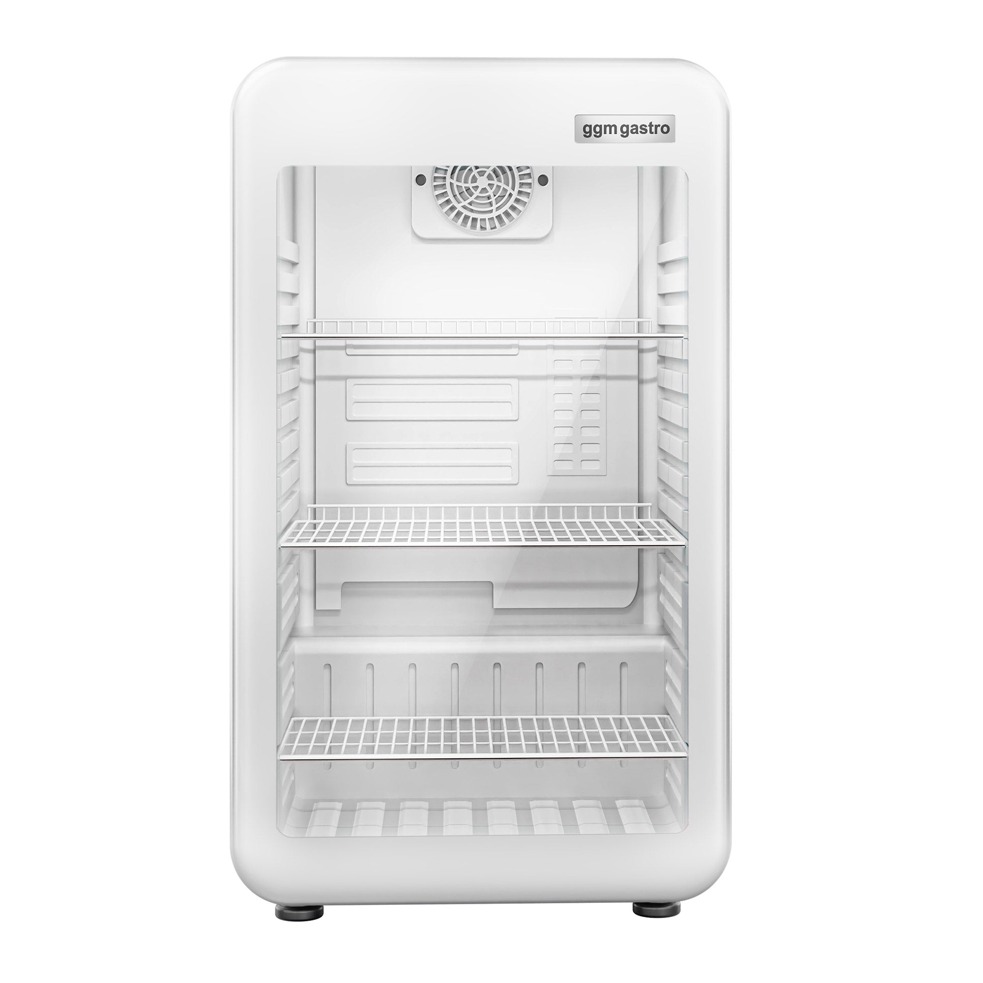 Mini kjøleskap - 113 Liter - med 1 glassdør - Hvit