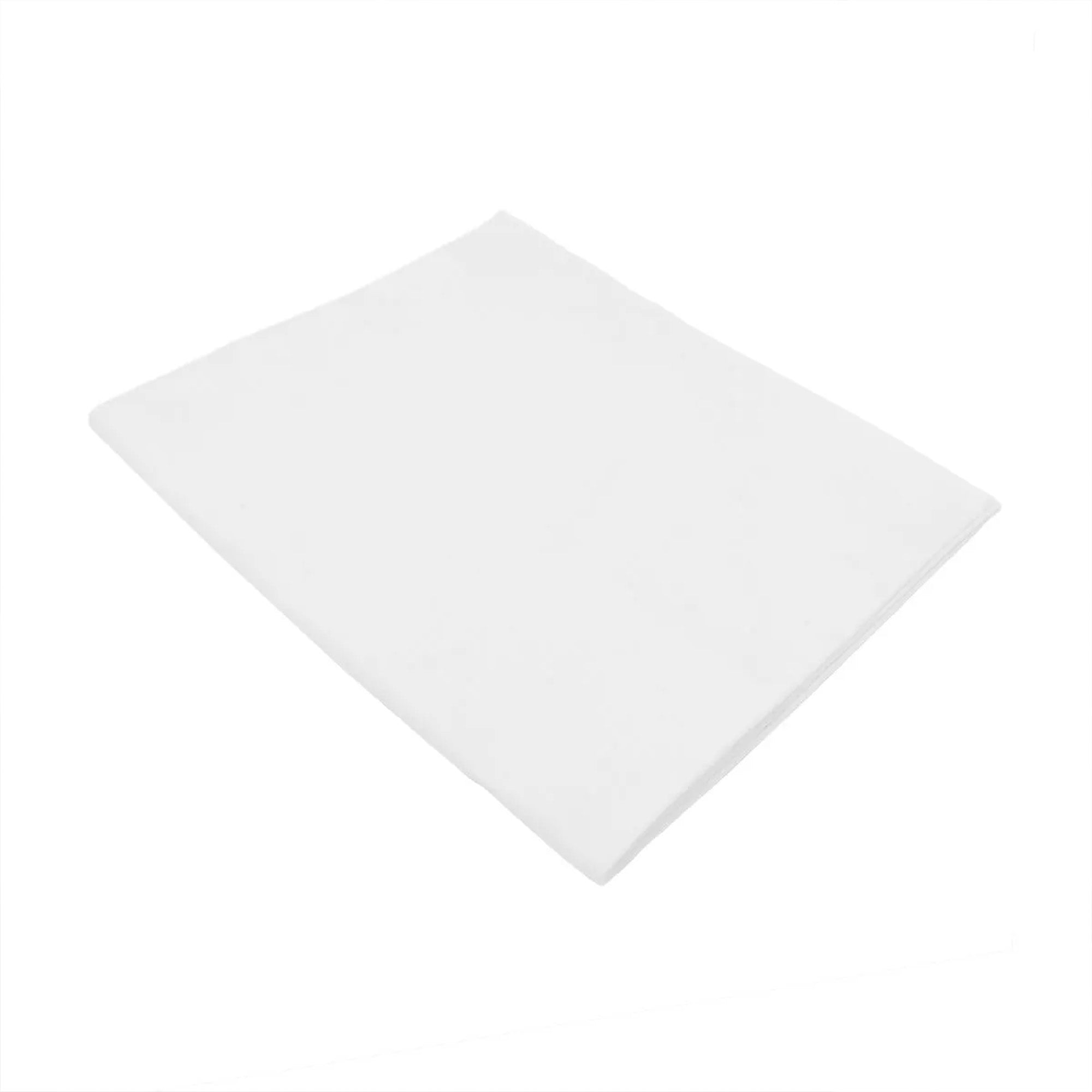 (50 stk) Damastserviett Porto - glatt sateng - 50 x 50 cm - hvit