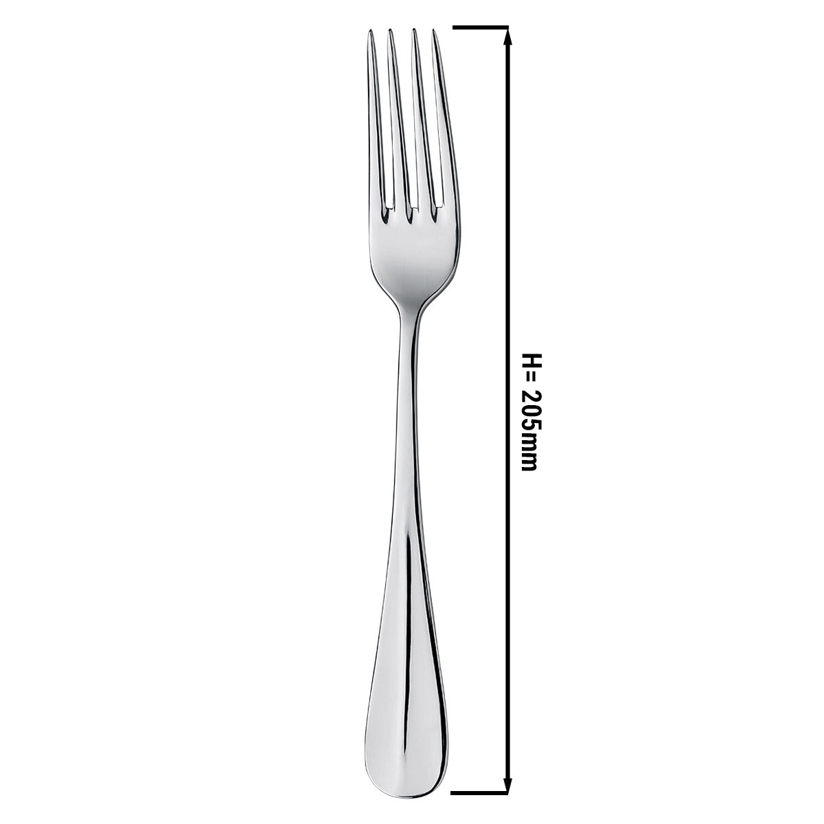 Middag gaffel Milo - 20,5 cm - sett med 12