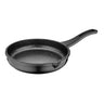 Stekepanne - støpt aluminium - svart - Ø 140 mm - Høyde: 28 mm - 155x256 mm - slippbelegg - for alle varmekilder, inkl. induksjon