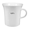 (6 Stykker) Seltmann Weiden - Melk Kaffekanne Kalk - 0,37 Liter