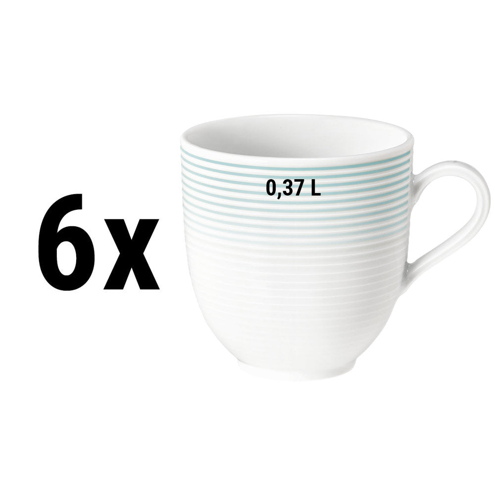 (6 Stykker) Seltmann Weiden - Melk Kaffekanne Tulipan - 0,37 Liter