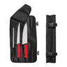 Knivsett - Duo Chef - med knivrull - inkl. wetzstahl - Blad: 210 mm - rustfritt stål
