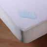 (20 stk.) Molton Madrassbeskytter middtett - 100x200 cm - hvit