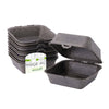 (60 stk.) Gjenbrukbar burgerboks - 160x150x85mm - Grå