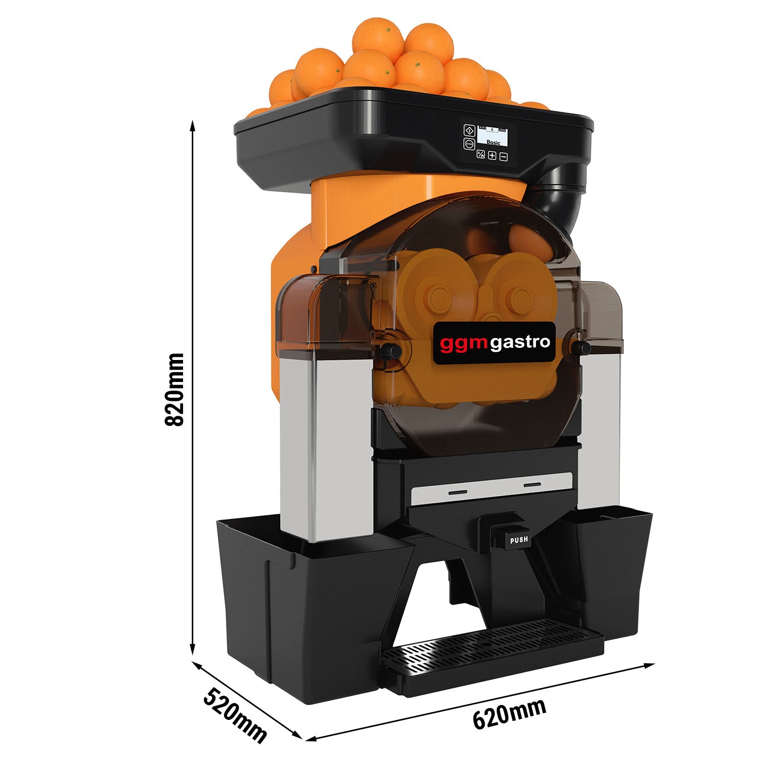 Elektrisk appelsinpresse - oransje - Manuell parring