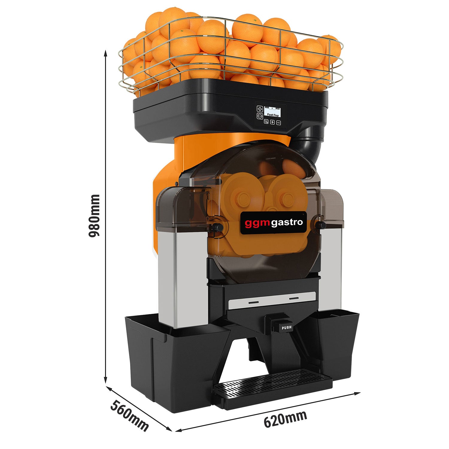 Elektrisk appelsinpresse - oransje - Automatisk parring