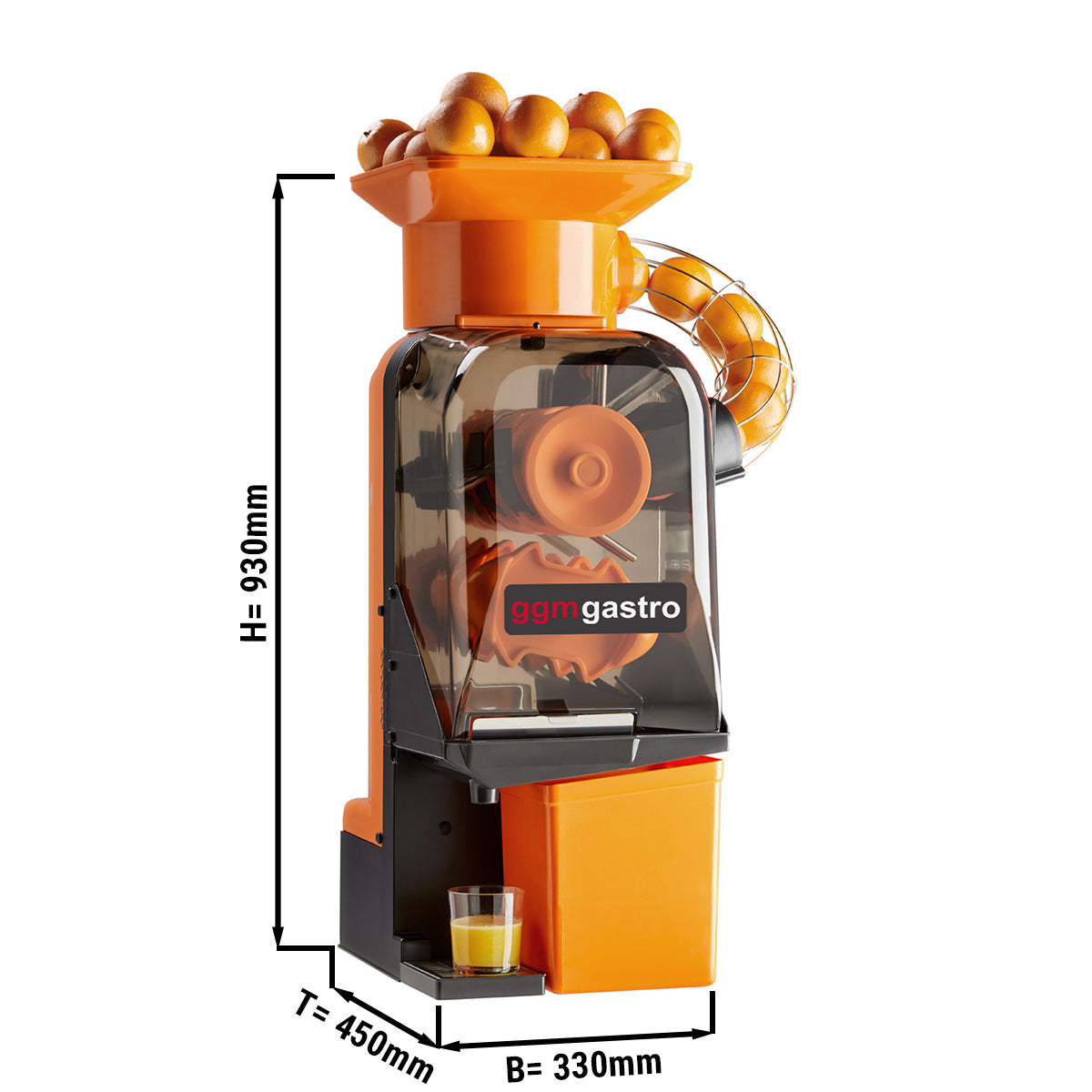 Elektrisk appelsinpresse - oransje - Automatisk parring