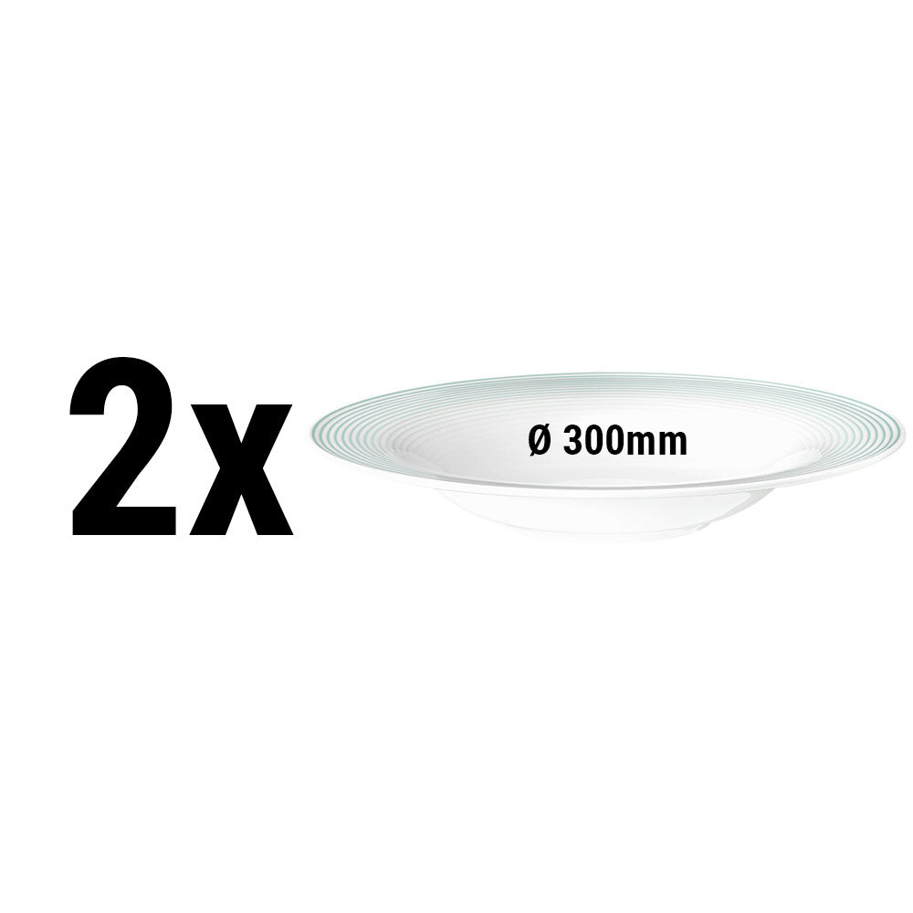 (2 Stykker) Seltmann Weiden - Dyp pasta tallerken- Ø 30 cm