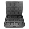 Tallerken for Tartelettmaskin - Form: Firkantet - Topp: 72 x 72 mm, Bunn: 62 x 62 mm / Høyde: 19 mm