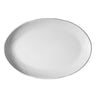(24 stk.) CLASSICO - tallerken - dönertallerken - oval - porselen - 320x320 mm - hvit
