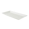 (6 stk.) WHITE DELIGHT - Serveringsfat - rektangulær - 285x150 mm - Høyde: 25 mm - hvit - porselen