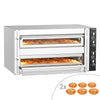 Elektrisk pizzaovn – 6 + 6x 30 cm (bred) – manuell