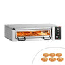 Elektrisk pizzaovn (full steinbunn) - 1462x1010 mm - 6x Ø 34 cm - opptil 450 °C - manuell
