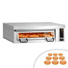 Elektrisk pizzaovn - 1462x1360 mm - 9x Ø 34 cm - opptil 450 °C - digitalt touchpanel - inkl. hette