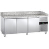 Pizzabenk ECO - 2025x800 mm - granittplate - med 3 dører