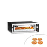 Elektrisk pizzaovn (full steinbunn) - 917x884 mm - 4x Ø 30 cm - opptil 450 °C - manuell