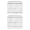 (2 stk.) Plastbelagt bæregitter - 486x412 mm - passer til KSBL400 og TKSBL400