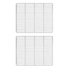 Plastifisert gitterhylle - 650 x 530 mm