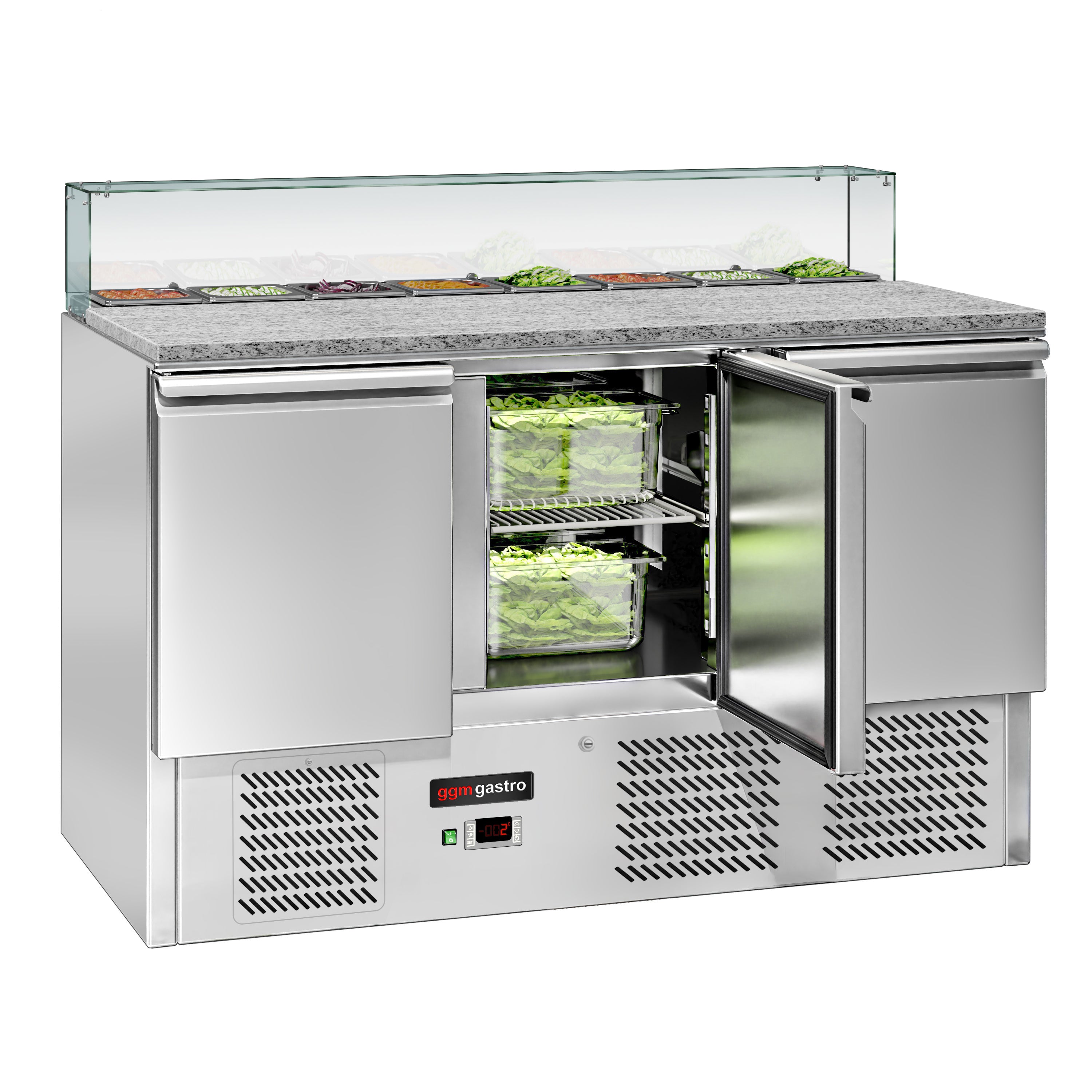Salatdisk ECO - 1,36 x 0,7 m - med 3 Dører
