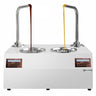 Varm sjokoladedispenser profesjonell - 2x 5,5 l - 1 900 watt - med 2 Auslaufhähnen